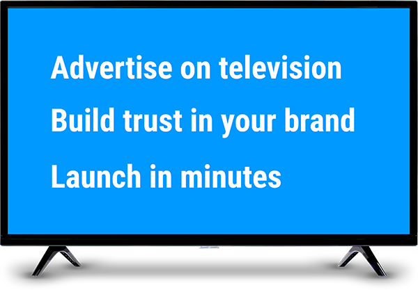 Place your ad on TV
